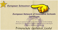 Das ist unser Diplom von "European Network of Innovative Schools"